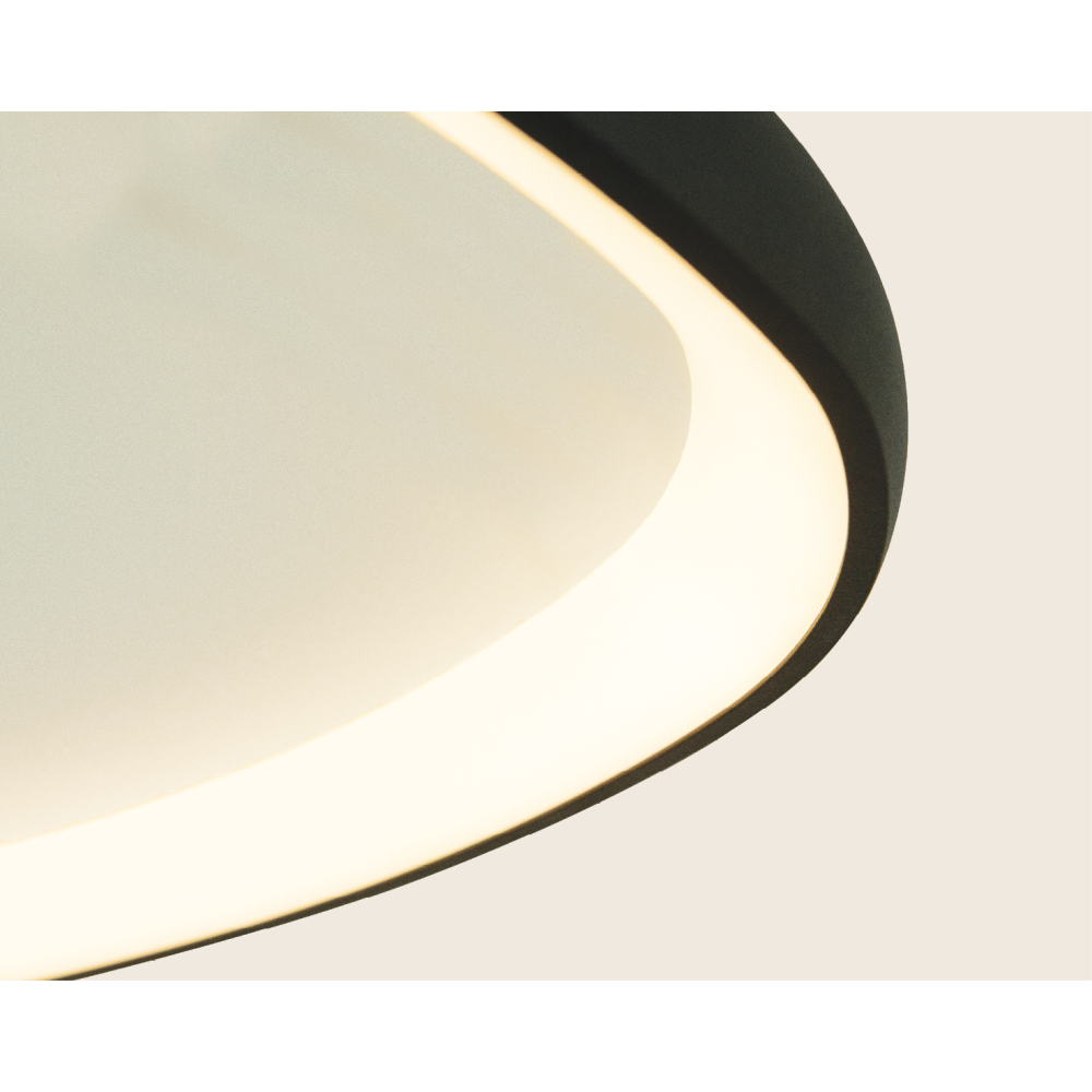 Plafonnier ZAMBELIS 32W Dimmable DESIGN Noir Mat 23087