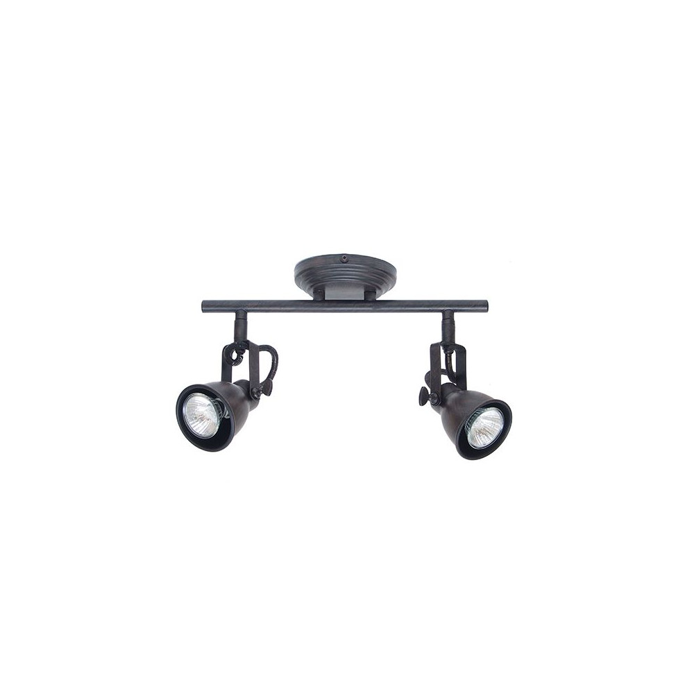 Plafondlamp ZAMBELIS 2xGU10 DESIGN Donkerbruin Zonder Lichtbron 17140