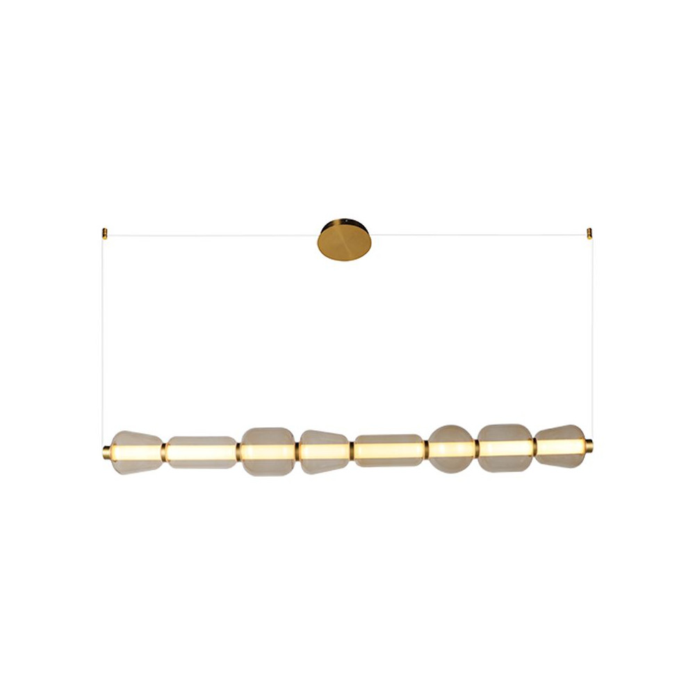 Pendelleuchte ZAMBELIS 37W DESIGN Mattgold 23065 FS