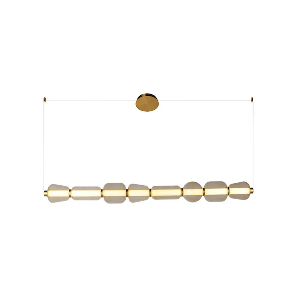 Pendelleuchte ZAMBELIS 37W DESIGN Mattgold 23065 FS