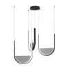 Pendelleuchte ZAMBELIS 54W Dimmbar DESIGN Mattschwarz 23168 FS