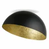 Ceiling Light ZAMBELIS D500 E27 DESIGN Matte Black and Gold 23257
