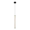 Suspension ZAMBELIS D45 20W Dimmable DESIGN Albâtre Blanc et Noir Sablé 2541