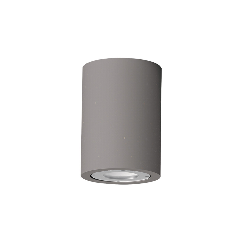 Plafonnier Exterieur ZAMBELIS D100 GU10 IP54 DESIGN Béton Sans Source E480
