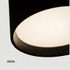 Deckenleuchte ZAMBELIS D120 12W Dimmbar DESIGN Sandschwarz 25216