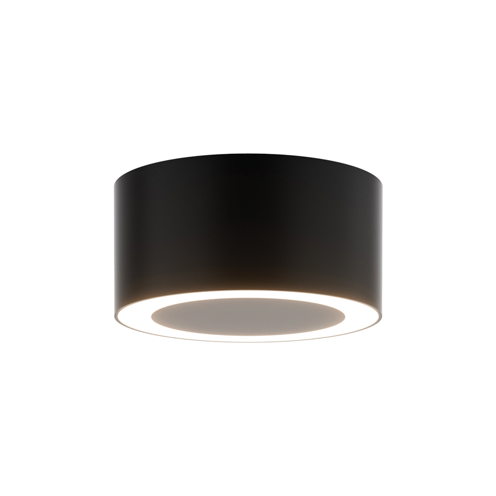 Ceiling Light ZAMBELIS D100 7W DESIGN Sandblasted Black With Driver 25309