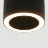 Plafondlamp ZAMBELIS D100 7W DESIGN Zandstraal Zwart Met Driver 25309