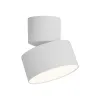 Plafonnier Orientable ZAMBELIS D110 DESIGN Blanc Sablé 25313