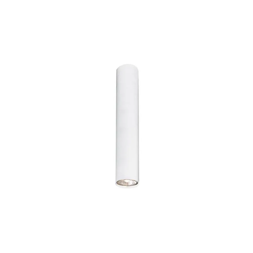 Plafonnier ZAMBELIS D60 GU10 40cm DESIGN Blanc Sablé Sans Source 1567-W FS