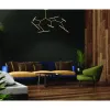 Deckenleuchte ZAMBELIS 68W DESIGN Sandschwarz 2072