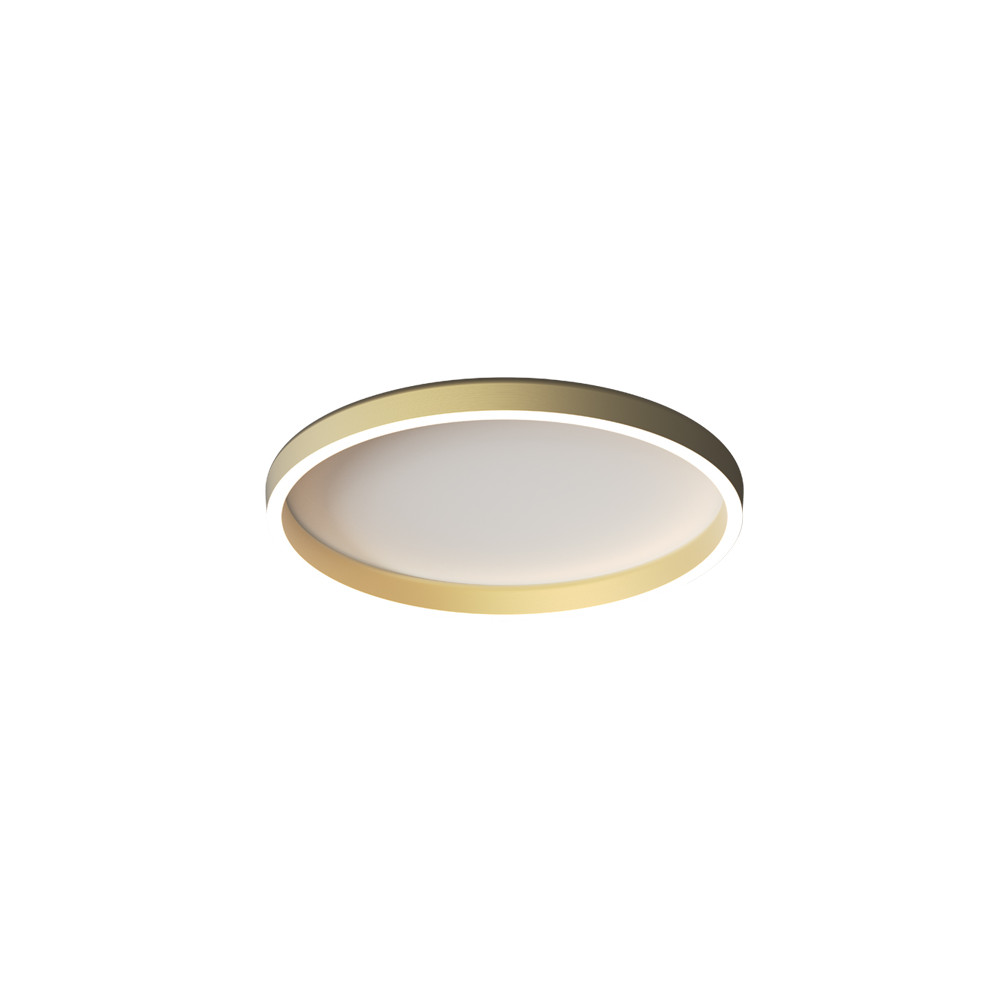 Deckenleuchte ZAMBELIS D400 27W CCT Dimmbar DESIGN Gebürstetes Gold 25160