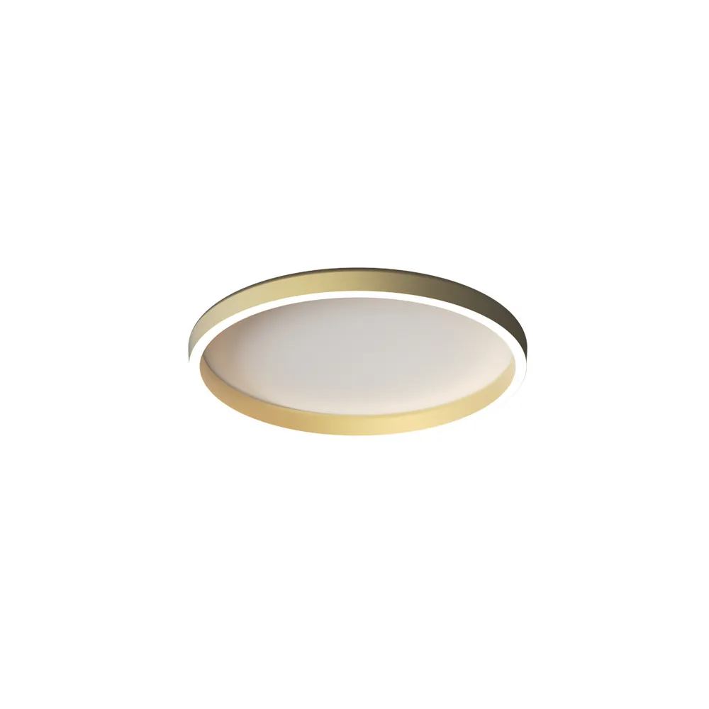 Deckenleuchte ZAMBELIS D400 27W CCT Dimmbar DESIGN Gebürstetes Gold 25160