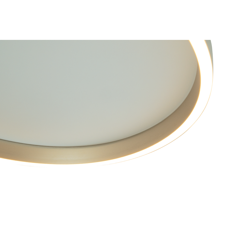 Plafondlamp ZAMBELIS D400 27W CCT Dimbaar DESIGN Geborsteld Goud 25160