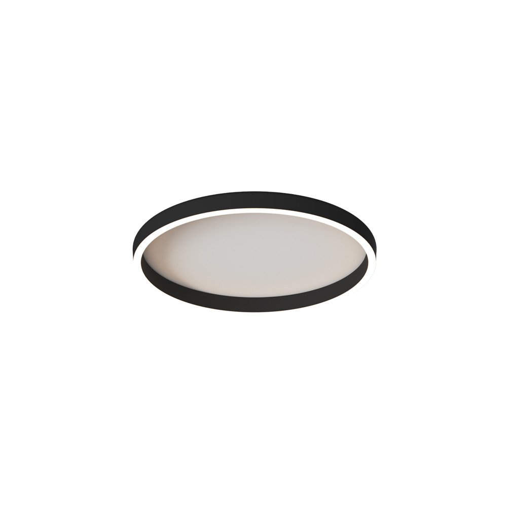 Deckenleuchte ZAMBELIS D400 27W CCT Dimmbar DESIGN Gebürstetes Schwarz 25163
