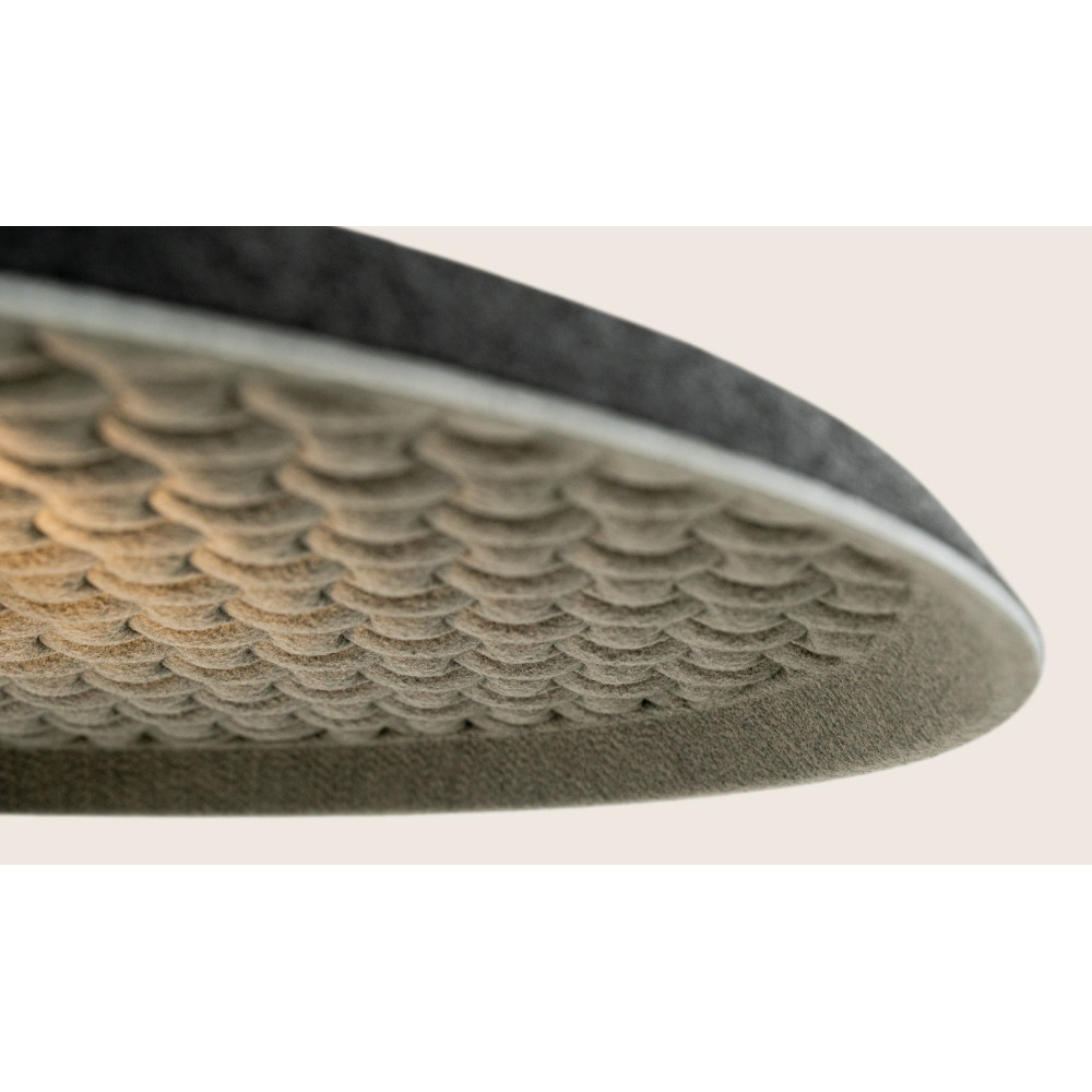 Acoustic Ceiling Light ZAMBELIS D450 13W DESIGN Black and Grey 25177