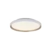 Deckenleuchte ZAMBELIS D400 20W CCT Dimmbar DESIGN Mattweiß und Gold 25185