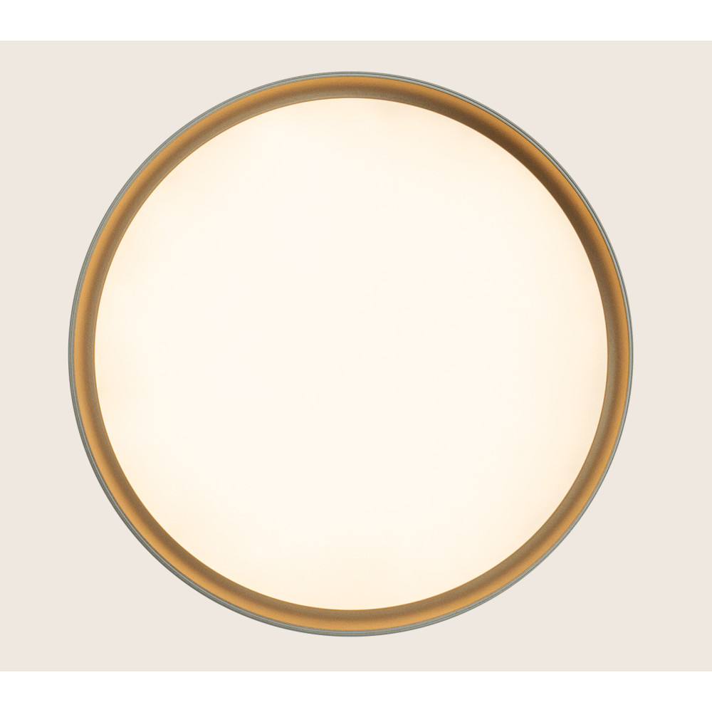 Plafonnier ZAMBELIS D400 20W CCT Dimmable DESIGN Blanc Mat et Or 25185