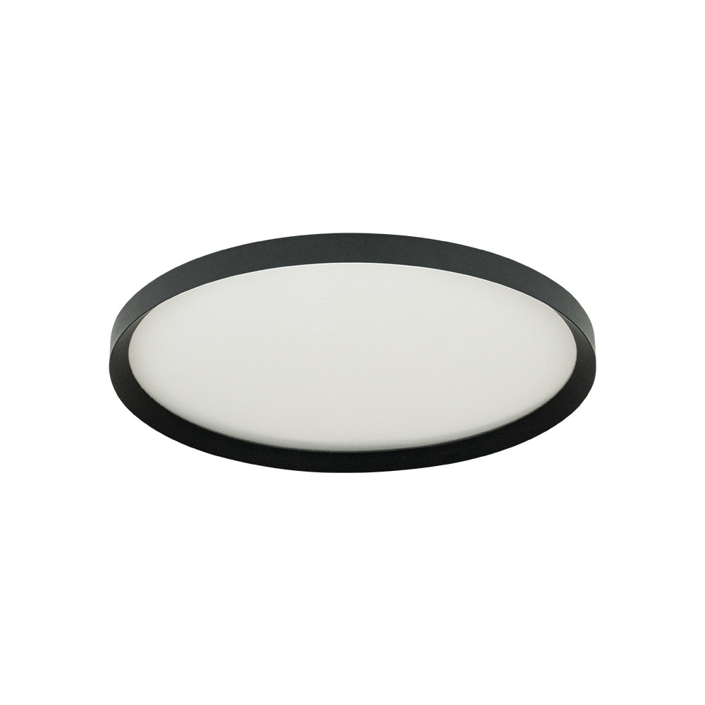 Plafonnier ZAMBELIS D450 42W CCT Dimmable DESIGN Noir Sablé 25198