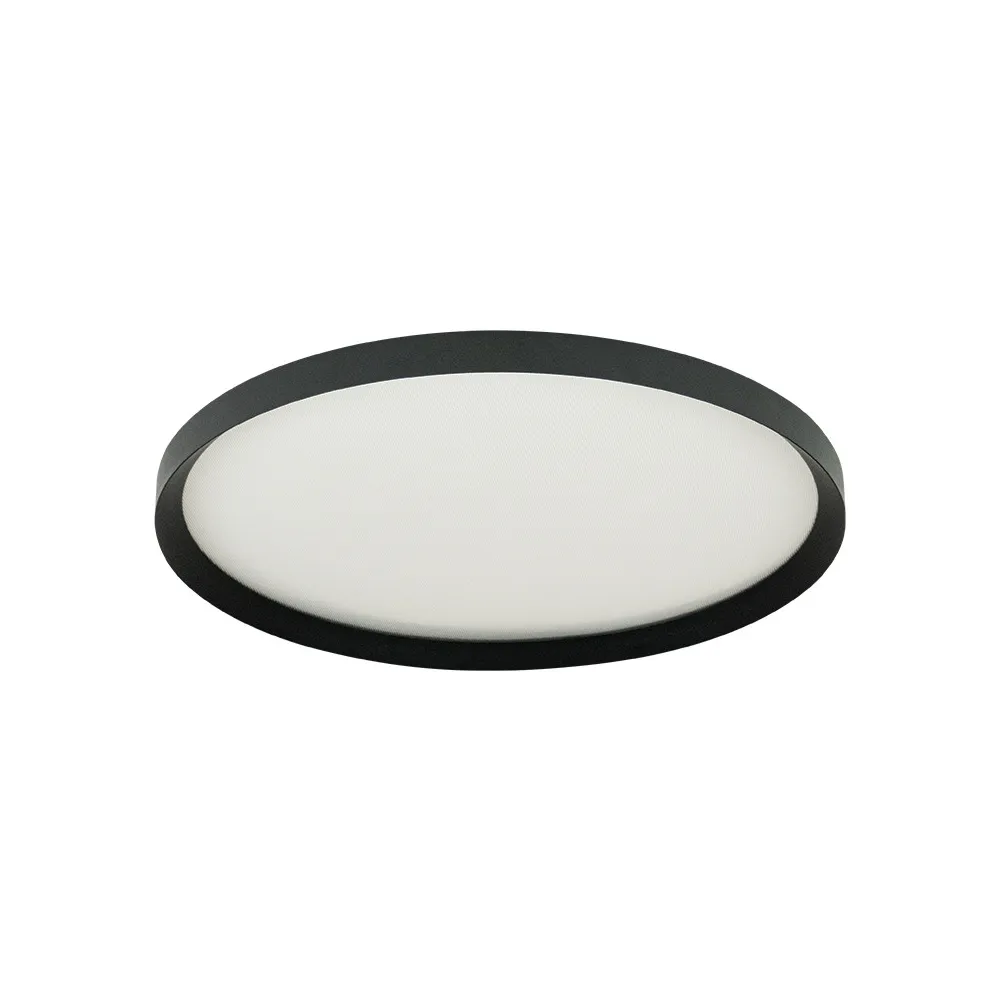 Plafonnier ZAMBELIS D450 42W CCT Dimmable DESIGN Noir Sablé 25198