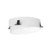Plafonnier Orientable Trimless ZAMBELIS D320 36W Dimmable DESIGN Blanc Sablé 25211