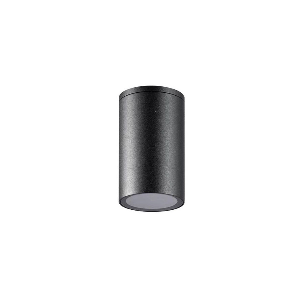 Buitenplafonnière ZAMBELIS D60 GU10 IP54 DESIGN Wit Zandkleur Zonder Lichtbron E220