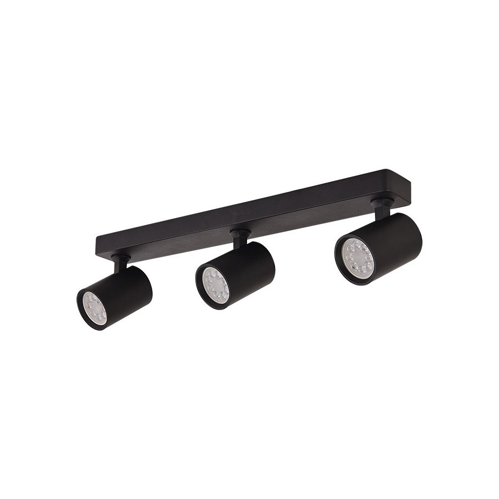 Deckenleuchte ZAMBELIS 3xGU10 DESIGN Mattschwarz Ohne Leuchtmittel S106