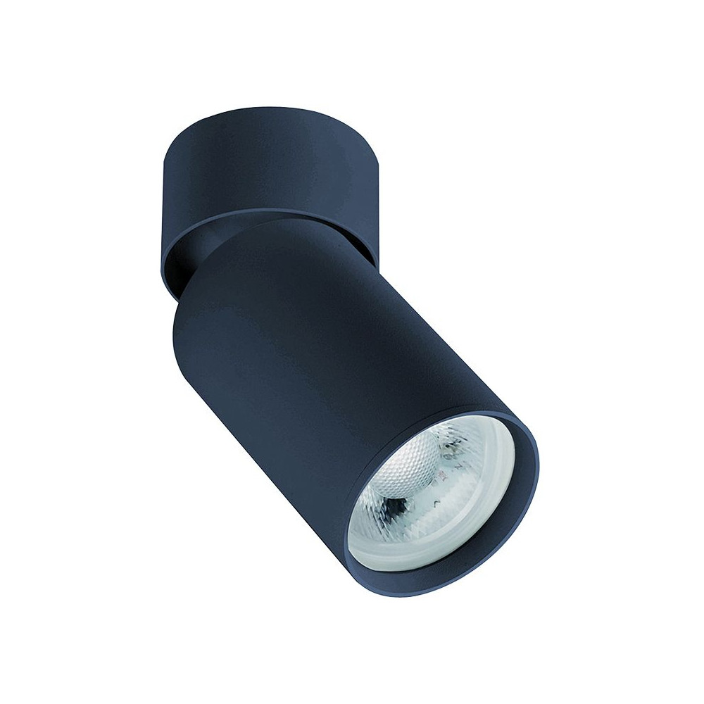 Plafonnier ZAMBELIS D52 GU10 DESIGN Noir Sablé Sans Source S124