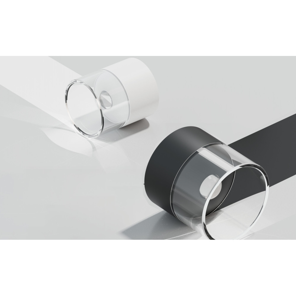 Plafonnier ZAMBELIS D80 10W DESIGN Noir Sablé Sans Driver S215