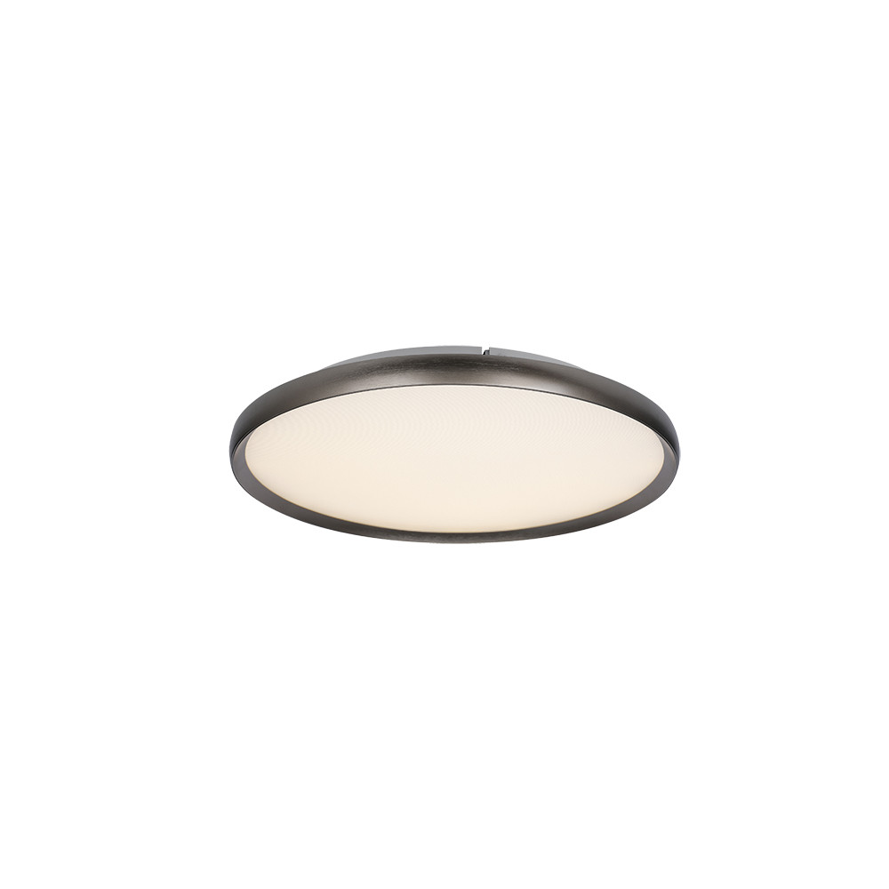 Deckenleuchte ZAMBELIS D400 20W CCT Dimmbar DESIGN Gebürstetes Grau 25187 FS