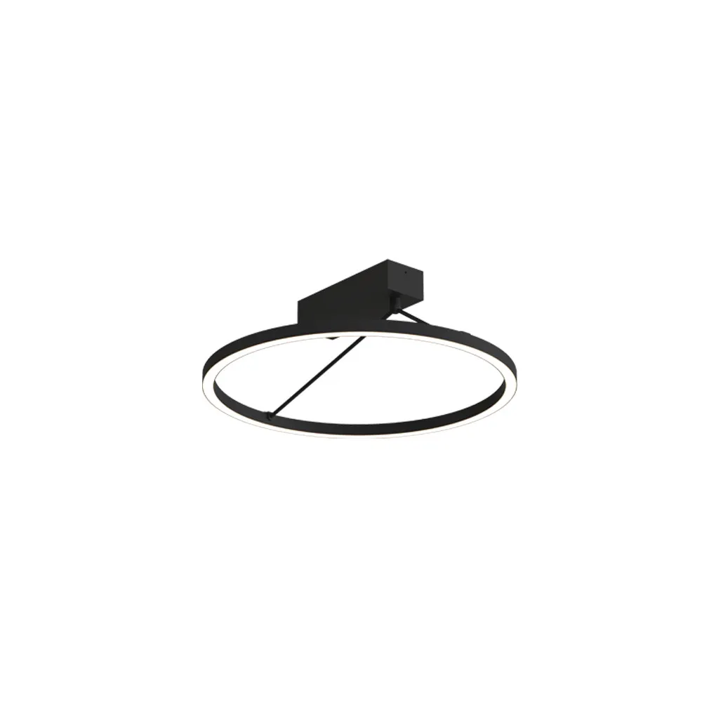 Plafonnier ZAMBELIS D400 26W Dimmable DESIGN Noir Sablé 2561 FS
