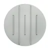 Ceiling Light ZAMBELIS D800 52W Dimmable DESIGN Sand Grey and Matte Black 2572 FS
