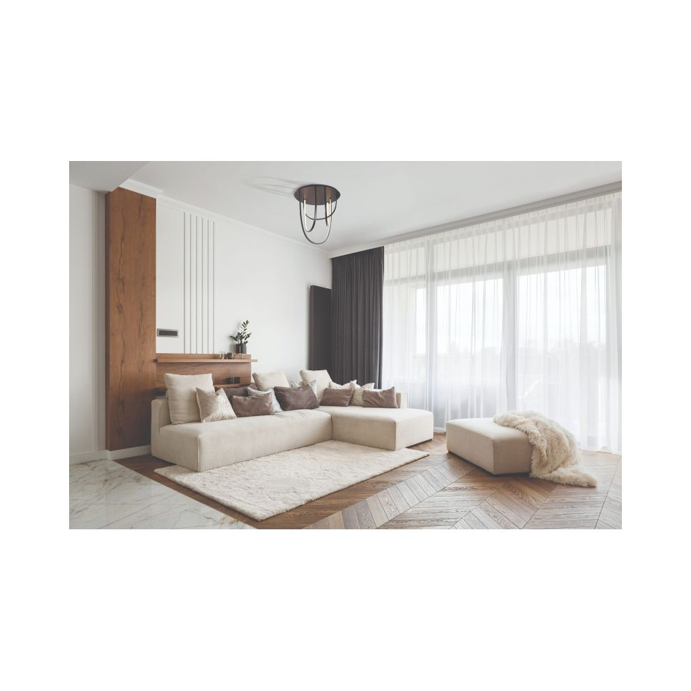 Ceiling Light ZAMBELIS D600 80W DESIGN Sandy White 1950 FS