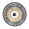 Deckenleuchte ZAMBELIS D600 E27 DESIGN Schwarz und Bambus Ohne Lichtquelle 19252 FS