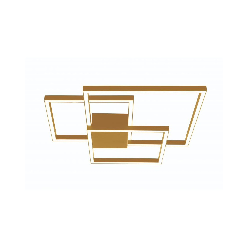 Deckenleuchte ZAMBELIS 42W DESIGN Gebürstetes Mattes Gold 2025 FS