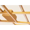 Deckenleuchte ZAMBELIS 42W DESIGN Gebürstetes Mattes Gold 2025 FS