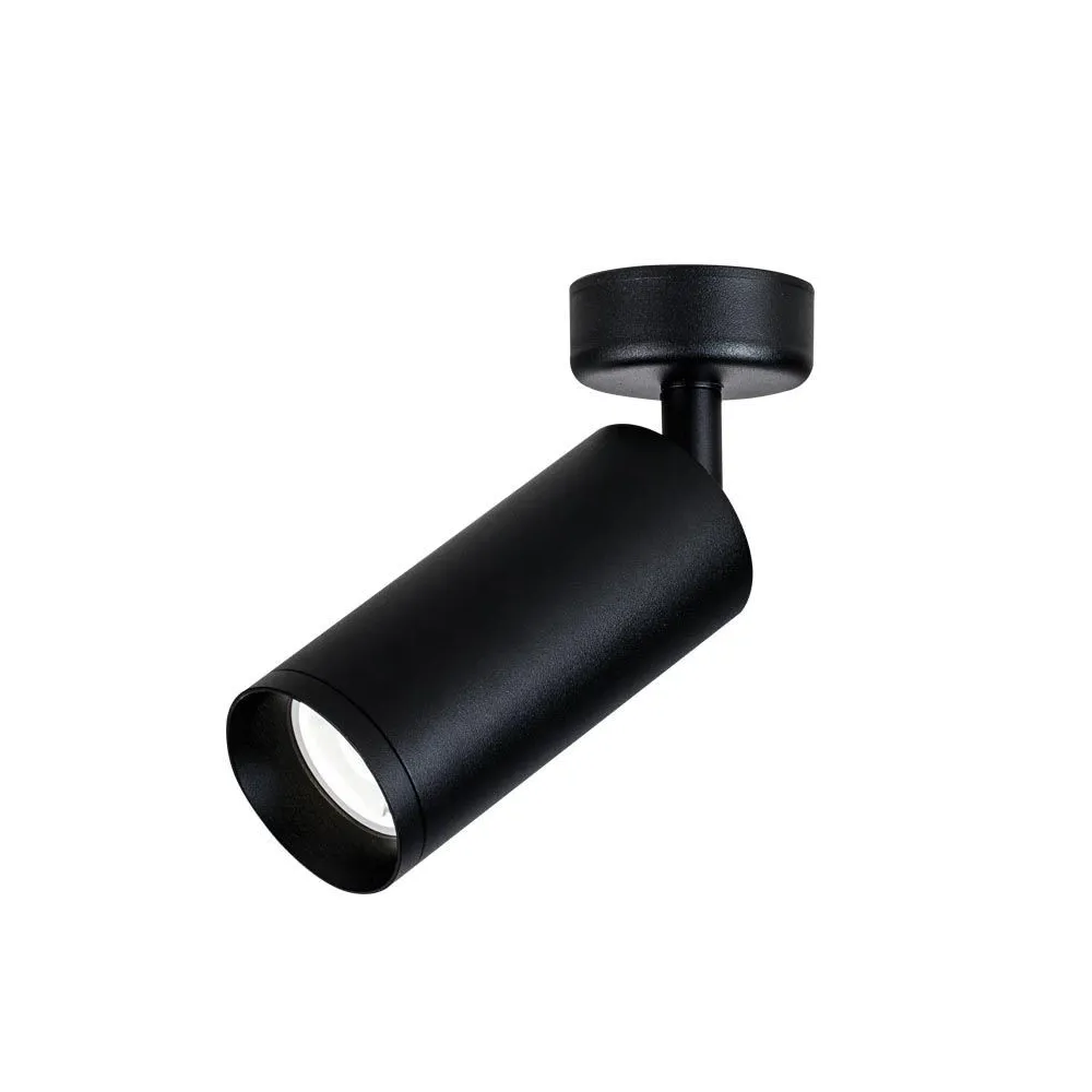 Plafonnier ZAMBELIS D60 9W 24deg DESIGN Noir Mat S055-24