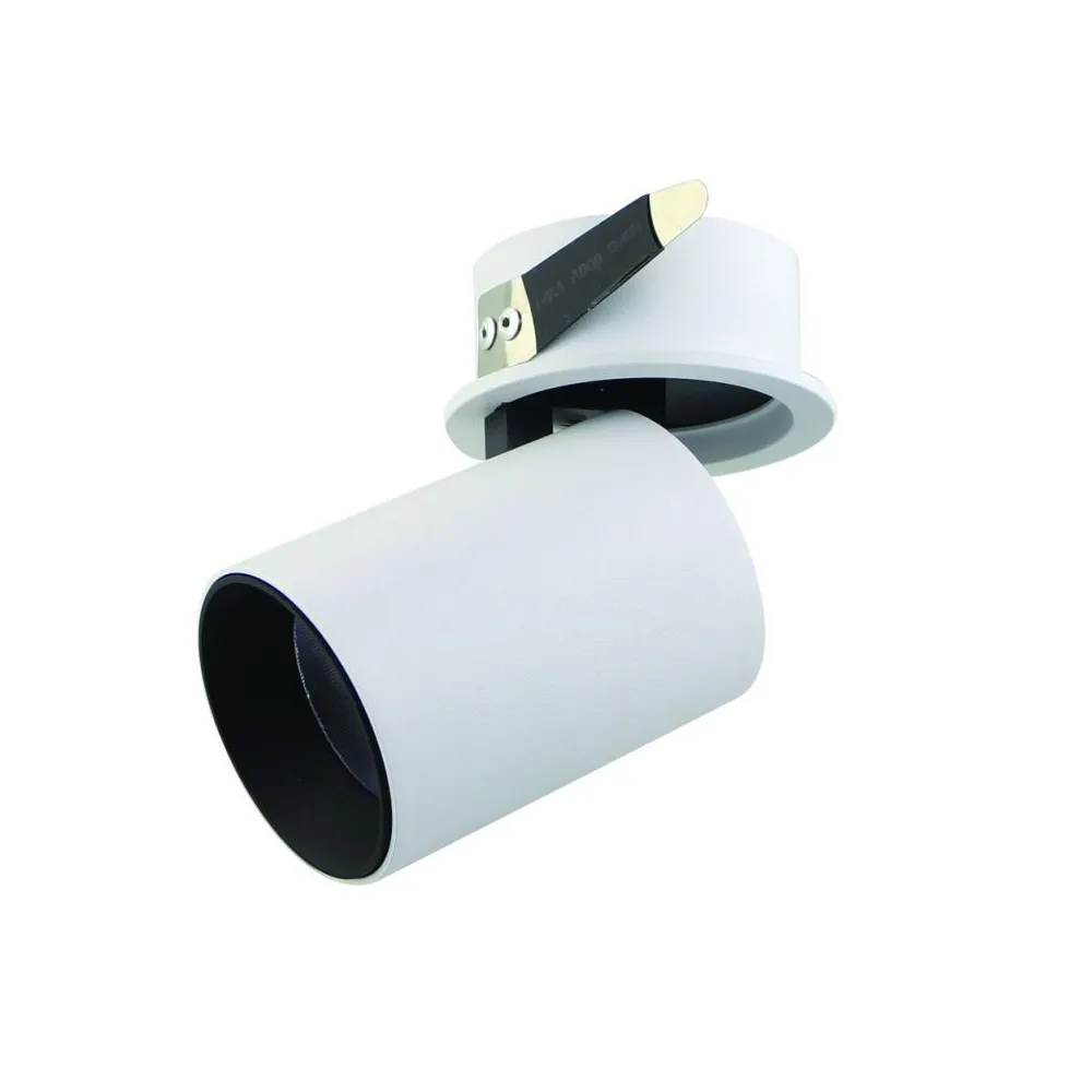 Plafonnier ZAMBELIS D62 13W  DESIGN Blanc Mat et Noir Mat S079 FS