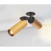 Schwenkbare Deckenleuchte ZAMBELIS D45 7W DESIGN Mattschwarz S119 FS