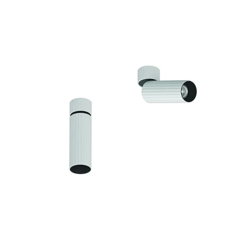 Plafonnier Orientable ZAMBELIS D45 7W DESIGN Blanc Mat S121 FS