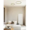 Plafondlamp ZAMBELIS D600 37W Dimbaar DESIGN Mat Goud 23024