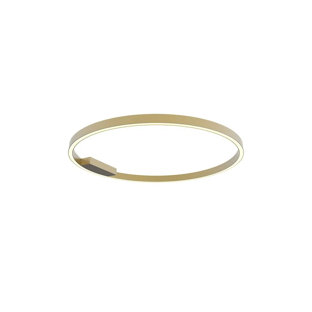 Deckenleuchte ZAMBELIS D800 50W Dimmbar DESIGN Mattgold 23026 FS