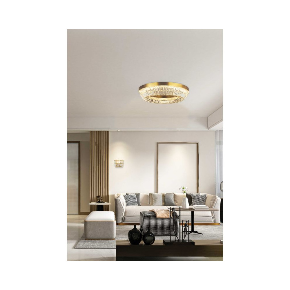 Ceiling Light ZAMBELIS D600 38W Dimmable DESIGN Bronze 23047 FS