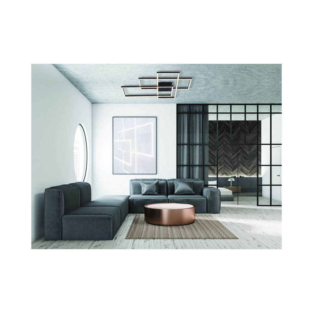 Plafondlamp ZAMBELIS 55W DESIGN Mat Geborsteld Goud 2022