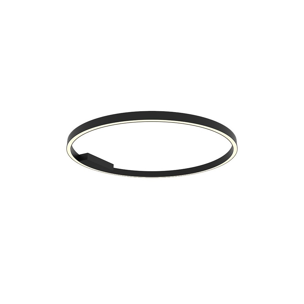 Plafondlamp ZAMBELIS D800 50W Dimbaar DESIGN Mat Zwart 23027