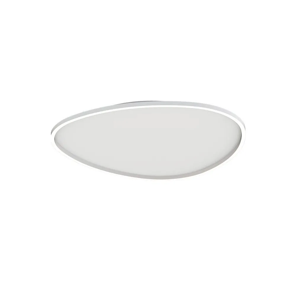 Deckenleuchte ZAMBELIS 58W Dimmbar DESIGN Sandweiß 23212 FS