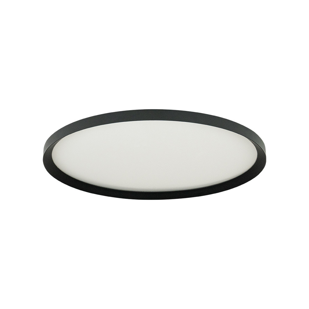 Plafonnier ZAMBELIS D650 56W CCT Dimmable DESIGN Noir Sablé 25200 FS
