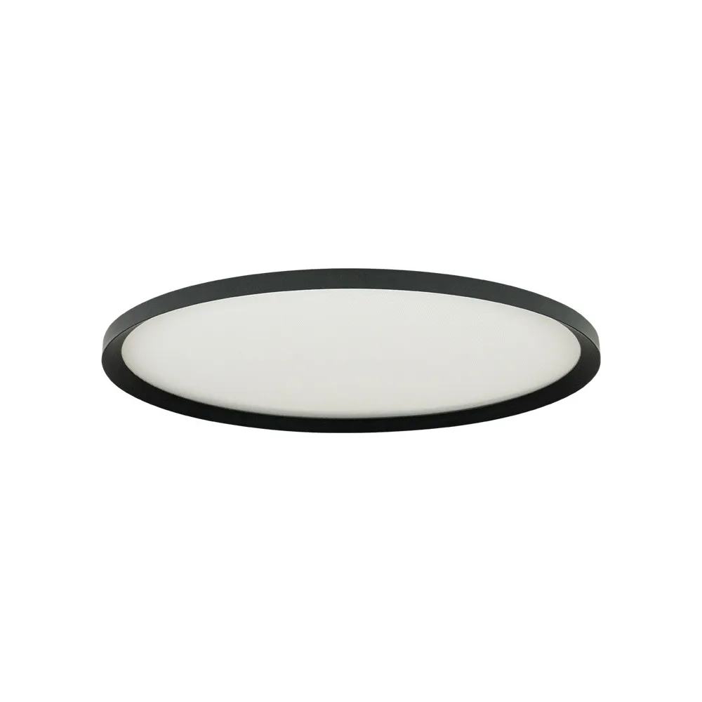 Deckenleuchte ZAMBELIS D850 84W CCT Dimmbar DESIGN Schwarz Sandgestrahlt 25201 FS