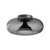 Ceiling Light ZAMBELIS D350 30W CCT Dimmable DESIGN Smoked Glass and Matte Black 25279 FS