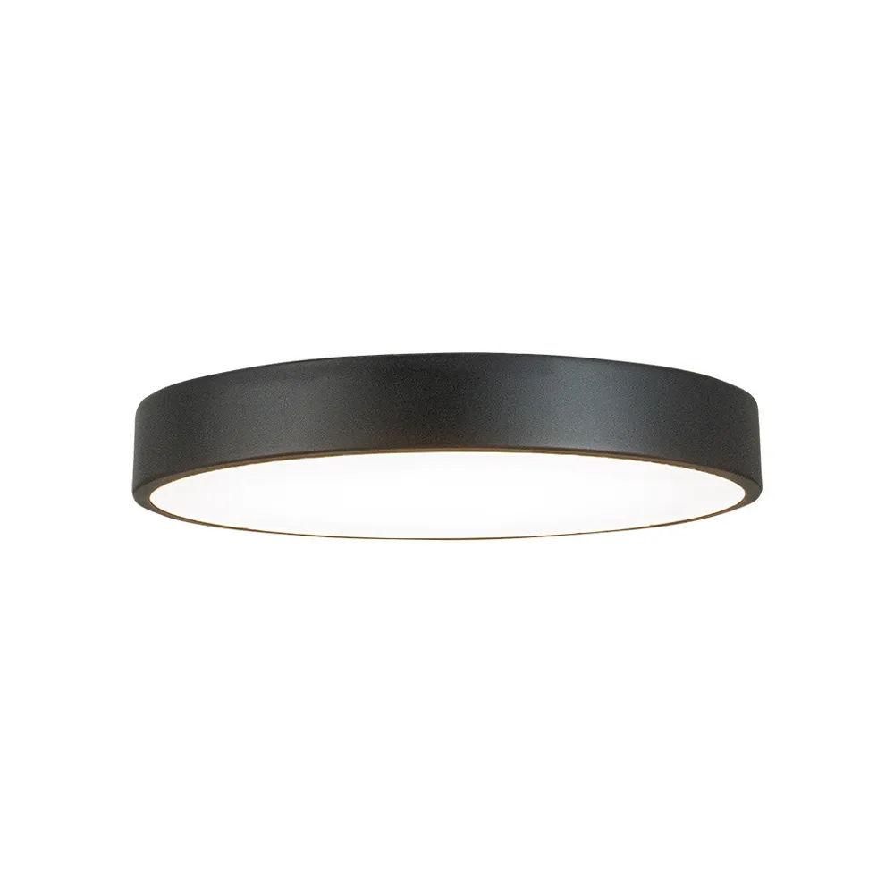 Deckenleuchte ZAMBELIS D400 28W Dimmbar DESIGN Schwarz Matt 25377 FS