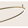 Deckenleuchte ZAMBELIS 69W Dimmbar DESIGN Gebürstetes Gold 25411